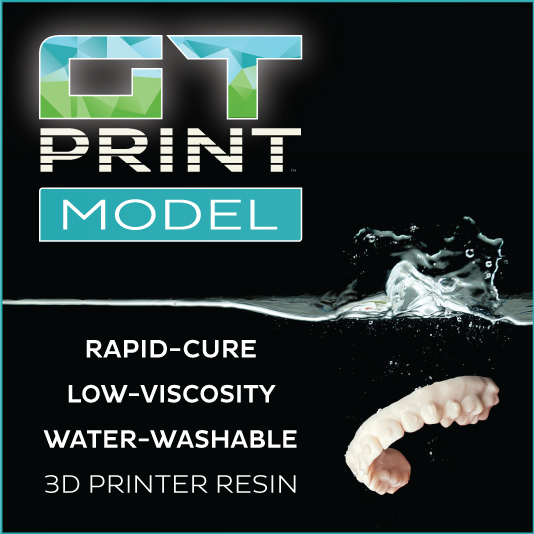 GT PRINT MODEL - Water-Washable 3D Printer Resin